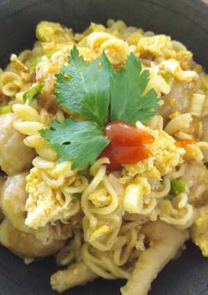 Foto resep Mie Sedap Nyemek Rasa Seblak🌶🍜