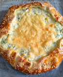 Галета на творожном тесте с творогом, сыром и курицей