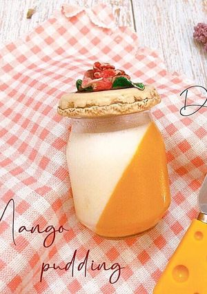 Hình của món Pudding xoài.