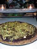 Brenda's Pistachio, Cherry and Chocolate Tart