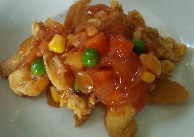 Resep Jamur Crispy Asam Manis Oleh Ardanti Wulan   Cookpad