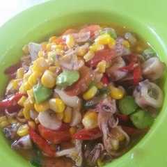 รูปของ Tumis cumi asin kombinasi pete ala mommy talita