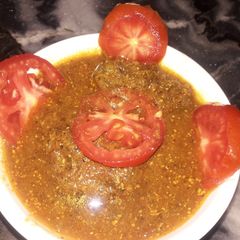 A picture of Small fish with mustard masala.