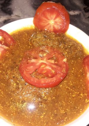 A picture of Small fish with mustard masala.
