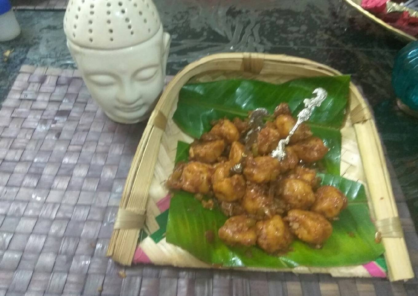 Chinese steamed rava balls