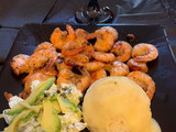 Camarones 🦐 con salsa de mango🥭