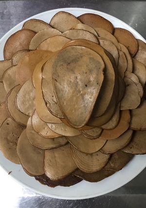 苦甜巧克力鬆餅 的食譜成品照片