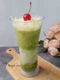 Es Alpukat kocok matcha