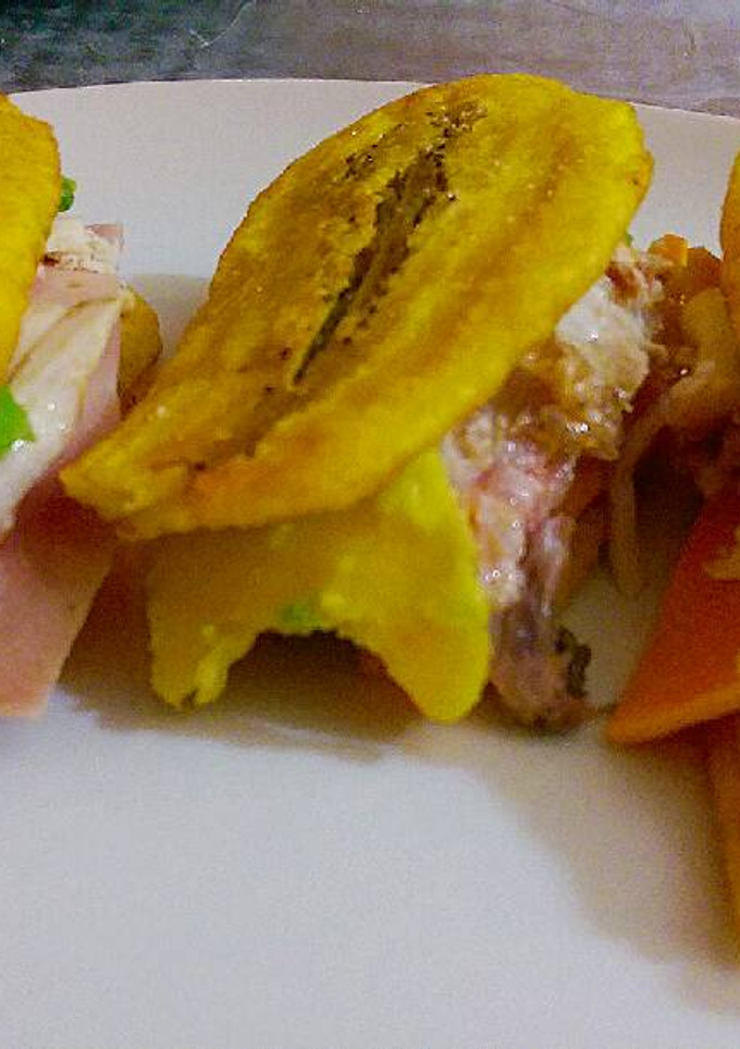 Una foto de Sándwiches de plátano