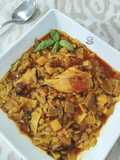 "Gazpachos manchegos" con pollo, calabaza y boletus