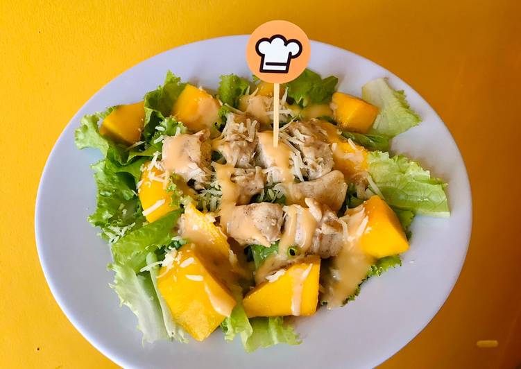 Resep Manggo chicken grill salad, Sempurna