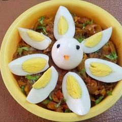 A picture of Jhatpat Egg Masala.