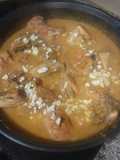 Pollo en pepitoria