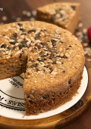 A picture of Eggless Vanilla Cake Milk Powder Cooker Cake – Tea Time Treat.