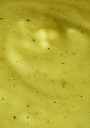 Una foto de Crema de calabacín y puerro