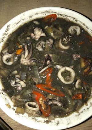 Foto resep Cumi tinta hitam