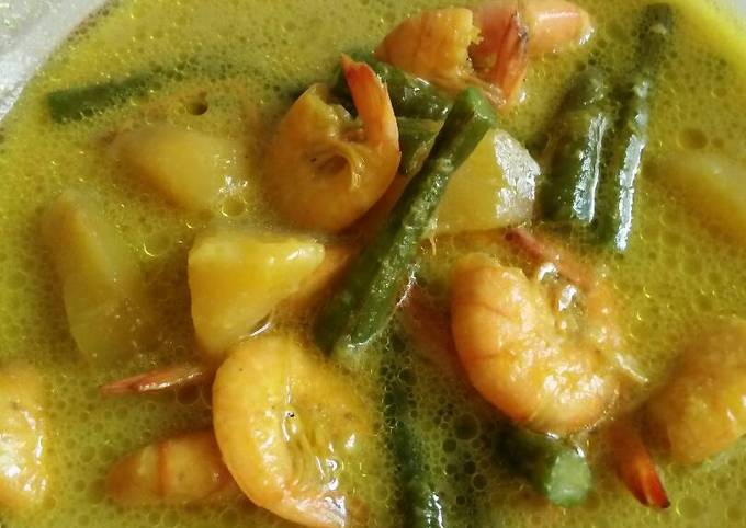 Gulai udang cang panjang