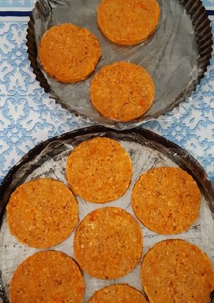 Una foto de Hamburguesas de Soja y Calabaza