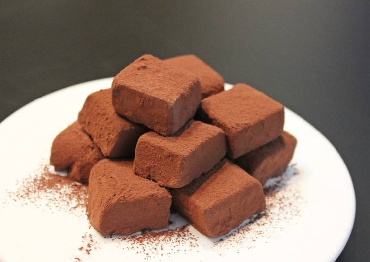 Resep Nama Chocolate, Coklat ala Royce. Gampang banget