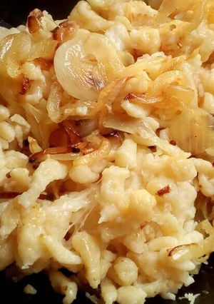 Käsespätzle recept fotója