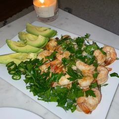 A picture of Garlic Honey Lime Shrimp.