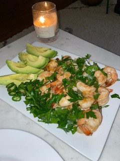 A picture of Garlic Honey Lime Shrimp.