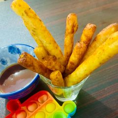 Mashed Potato fries A picture of Mashed Potato fries.