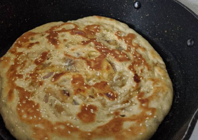 Potato Stuffed Naan recipe