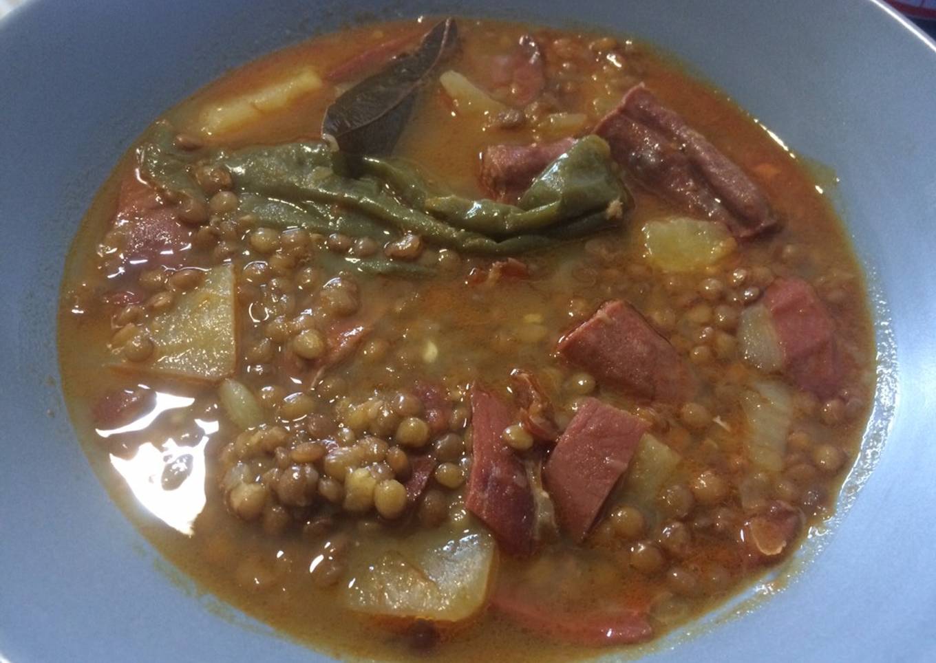 Guiso de lentejas con chorizo