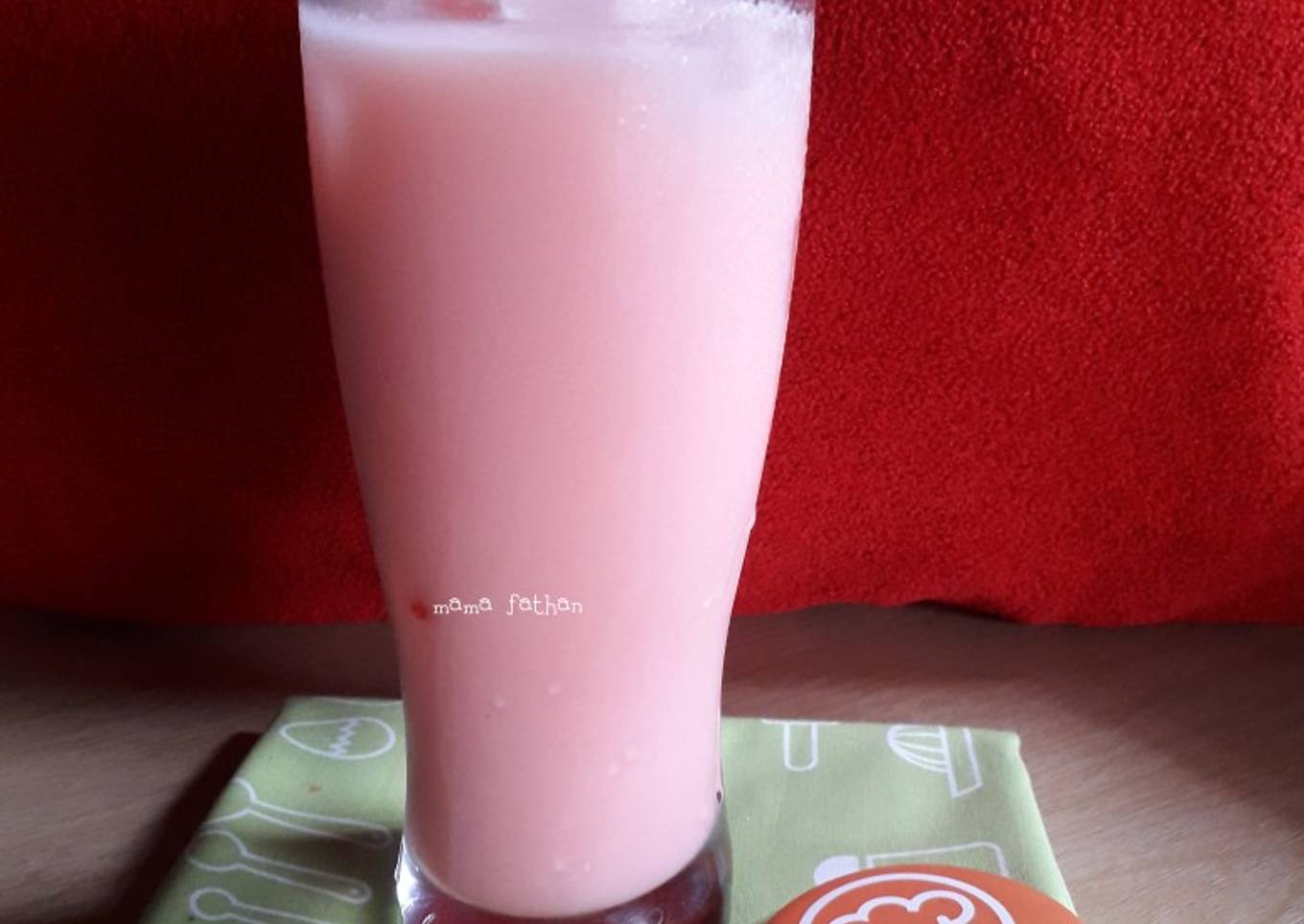 Pink lava ice