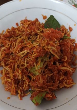 Foto resep Teri Putih Balado