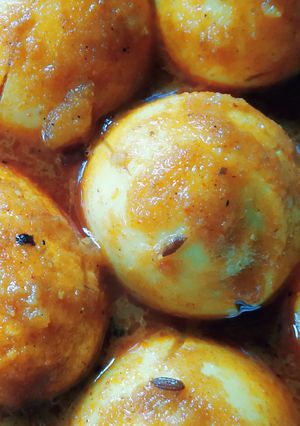ডিমের কসা। রেসিপির প্রধান ছবি