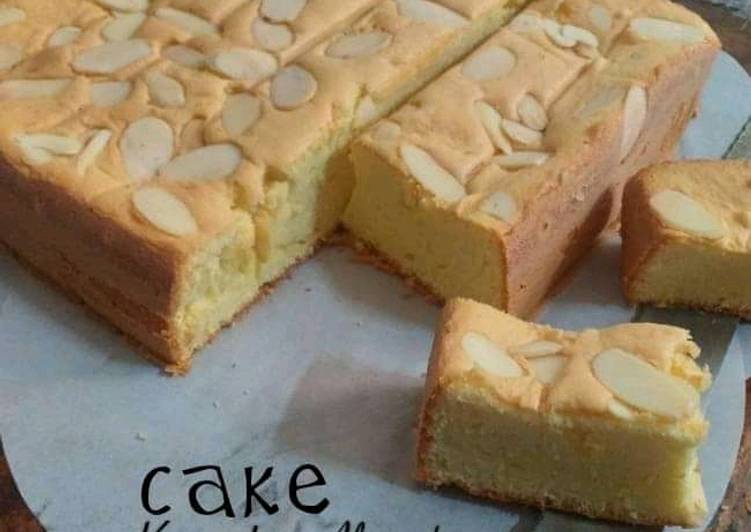 Cake keju tabur Almond