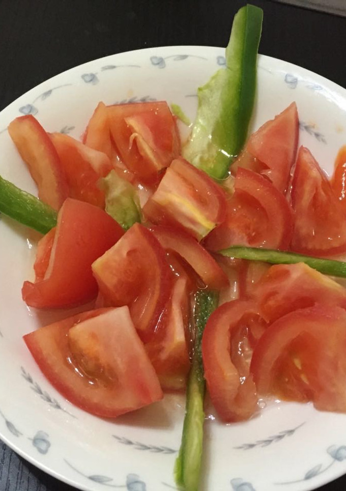 Una foto de Tomate cuadrados 