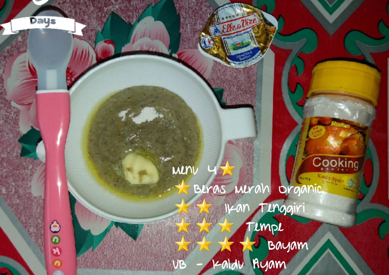 Bubur Beras Merah Ikan tenggiri Kina MPSufor