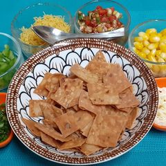 A picture of 🍅🌶🍜🥬 Mexican Bhel -- Indo-Mex roadside snack 🍅🌶🍜🥬 Live Counter.