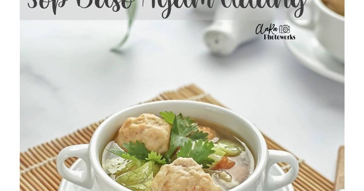 Resep Sop Baso Ayam Udang Oleh Falunas Kitchen Cookpad