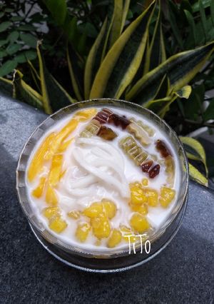 Hình của món Chè mít dầm.