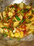 Shimla mirchi aor allu