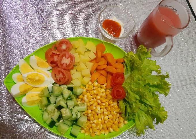 Resep Salad Sayur Ceria