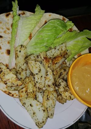 صورة لوصفة بطاطا ودجز
