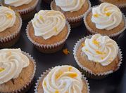 Una foto de cupcake para hornear