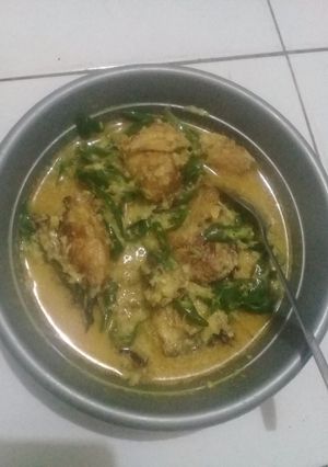 Foto resep Ikan asap kuah santen cabe ijo