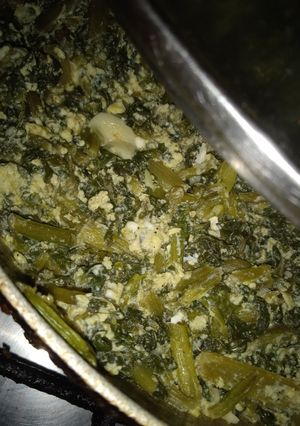 صورة لوصفة السلق بالبيض 🥬🥚