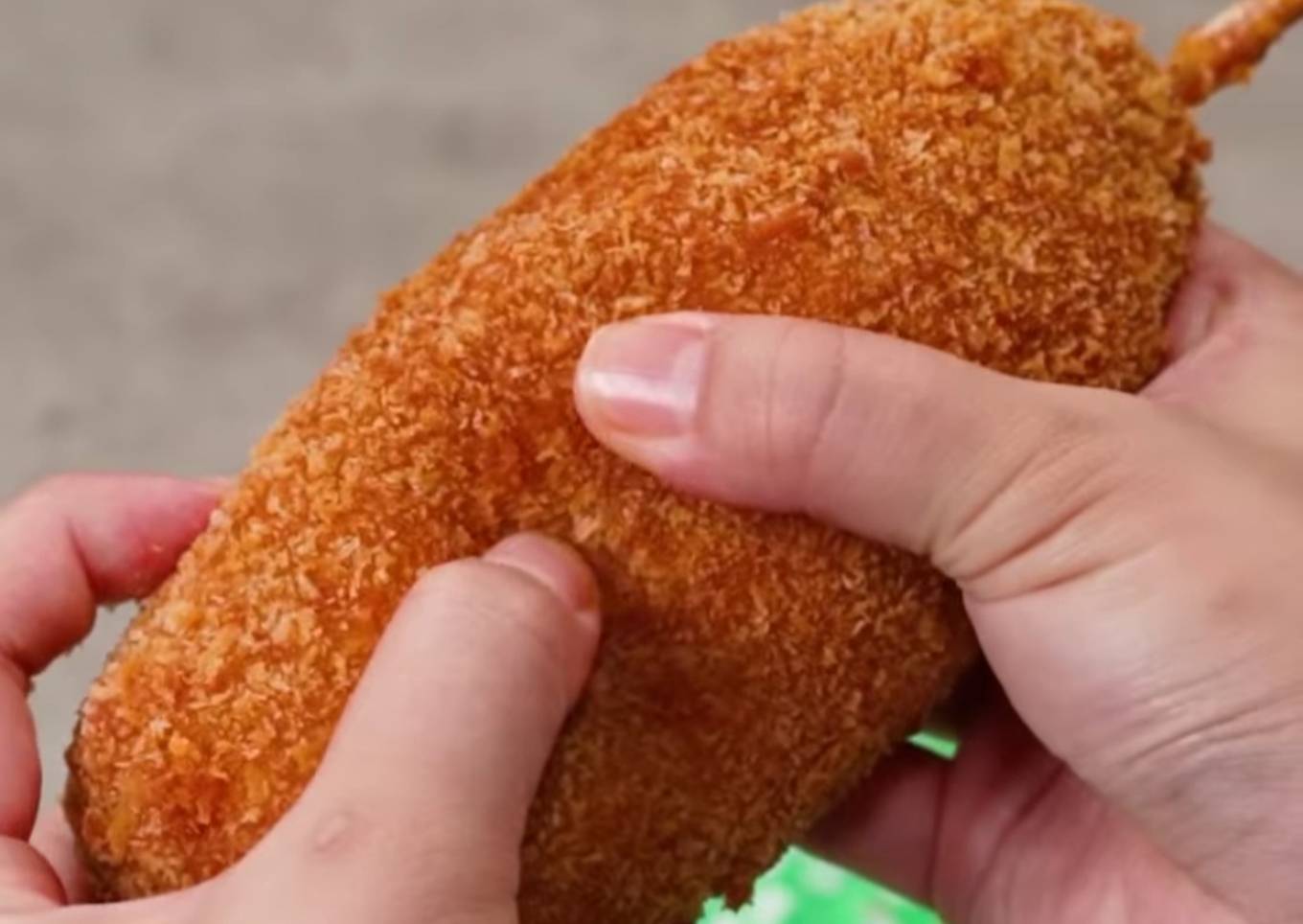 Kimchi fried rice Corndog