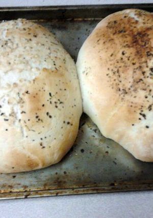 A picture of French bread.