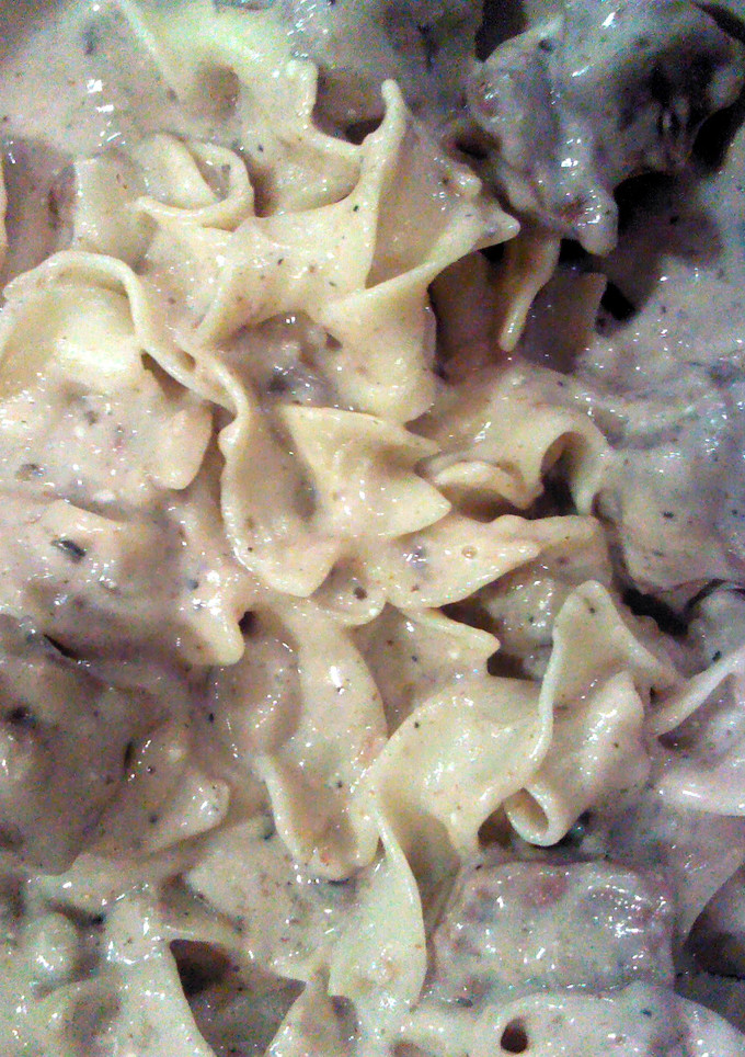 A picture of Beef Stroganoff.