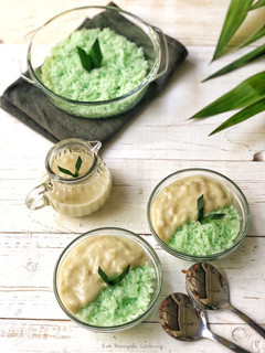 Foto resep Ketan Durian Pandan