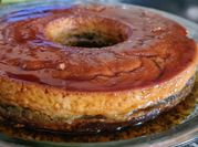Una foto de chocoflan fácil sin leche condensada