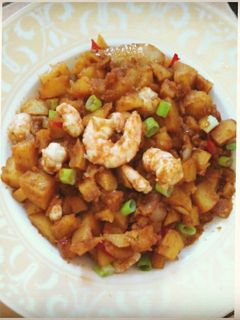 Foto resep Sambel Goreng (ngidam) Kentang-Udang Bumbu Instan.